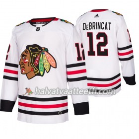 Miesten NHL Chicago Blackhawks Pelipaita Alex DeBrincat 12 Adidas 2019-20 Valkoinen Authentic